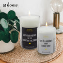 Wyeth Floral Scented Glass Jar Candle - Sunstreet