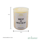 Wyeth Floral Scented Glass Jar Candle - Sunstreet