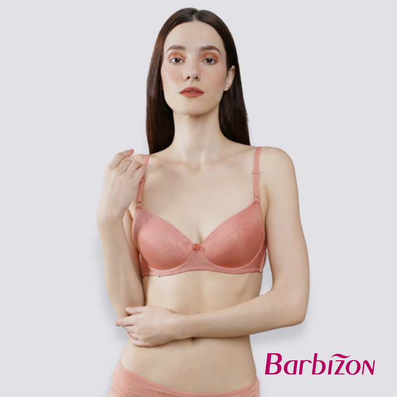 Color Your Life Jacquard Non-wired Full Cup Bra