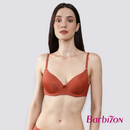 Color Your Life Jacquard Rust Full Cup Bra with Underwire