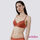 Color Your Life Jacquard Rust Full Cup Bra with Underwire