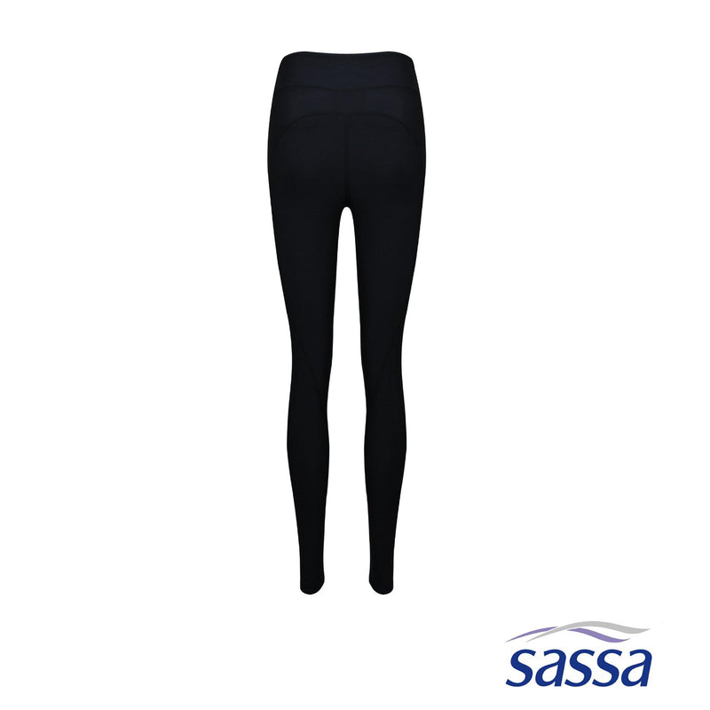 Sassa Fearless Rouge Black Compression Leggings - Sunstreet