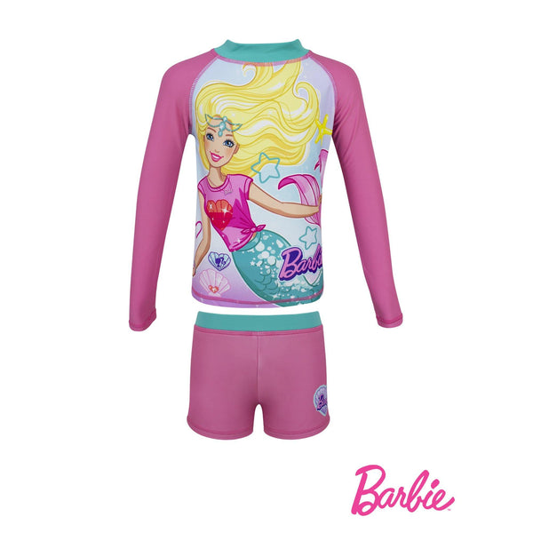 Barbie Fantasy Rashguard Long-Sleeved Boyleg Set - Sunstreet