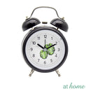 Metal Analog Alarm Clock Leaf Design - Sunstreet