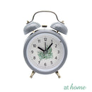 Metal Analog Alarm Clock Leaf Design - Sunstreet