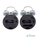 Metal Analog Alarm Clock Leaf Design - Sunstreet