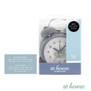 Metal Analog Alarm Clock Leaf Design - Sunstreet