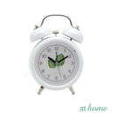 Metal Analog Alarm Clock Leaf Design - Sunstreet