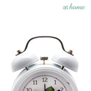 Metal Analog Alarm Clock Leaf Design - Sunstreet