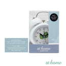 Metal Analog Alarm Clock Leaf Design - Sunstreet