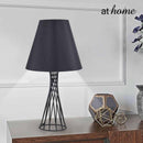 Harlie Metal Table Lamp with Linen Shade - Sunstreet