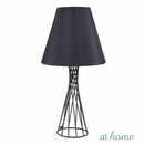 Harlie Metal Table Lamp with Linen Shade - Sunstreet