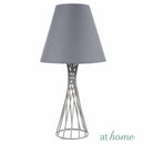 Harlie Metal Table Lamp with Linen Shade - Sunstreet