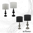 Gethin Metal Table Lamp with Linen Shade - Sunstreet