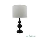 Gethin Metal Table Lamp with Linen Shade - Sunstreet