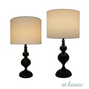 Gethin Metal Table Lamp with Linen Shade - Sunstreet