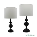 Gethin Metal Table Lamp with Linen Shade - Sunstreet