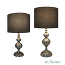 Gethin Metal Table Lamp with Linen Shade - Sunstreet