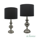 Gethin Metal Table Lamp with Linen Shade - Sunstreet