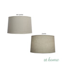 Deluxe Lined Pattern Ceramic Table Lamp with Linen Shade