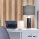 [SALE] Deluxe Unesco 26 Inches Ceramic Table Lamp With Linen Shade