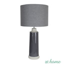[SALE] Deluxe Unesco 26 Inches Ceramic Table Lamp With Linen Shade