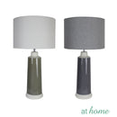 [SALE] Deluxe Unesco 26 Inches Ceramic Table Lamp With Linen Shade