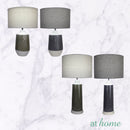 [SALE] Deluxe Ford 20 Inches Ceramic Table Lamp With Linen Shade