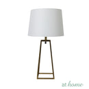 Deluxe Gabe 24 Inches Metal Table Lamp w/ Linen Shade