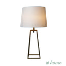 Deluxe Gabe 24 Inches Metal Table Lamp w/ Linen Shade