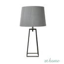 Deluxe Gabe 24 Inches Metal Table Lamp w/ Linen Shade
