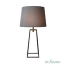 Deluxe Gabe 24 Inches Metal Table Lamp w/ Linen Shade