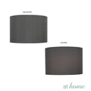 Deluxe Gracielle Glass Table Lamp w/ Linen Shade