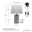 Deluxe Yen Nordic Metal Table Lamp