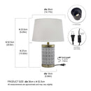 Deluxe Yen Nordic Metal Table Lamp