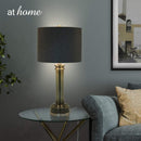 Deluxe Umbro Nordic 28 Inches Glass Table Lamp