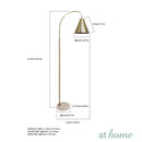 Deluxe Georgina Metal Floor Lamp Adjustable Headlights