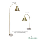 Deluxe Georgina Metal Floor Lamp Adjustable Headlights