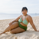 Minty Summer Highwaisted Boyleg Set