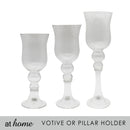 Yoggi Glass Candle Holder