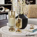 Amber Glass Apothecary Jar