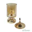 Amber Glass Apothecary Jar