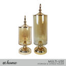 Amber Glass Apothecary Jar