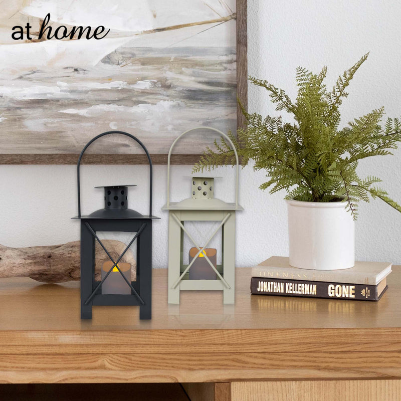 Wallace Metal Lantern Tealight Candle Holder