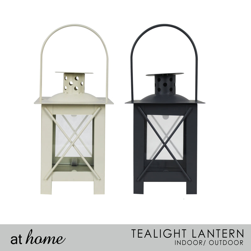 Wallace Metal Lantern Tealight Candle Holder