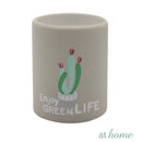 Green Life Cylinder Shape Ceramic Oil Burner - Sunstreet