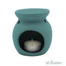 Green Life Round Shape Ceramic Oil Burner - Sunstreet