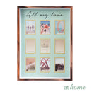 Collage Family Picture Frame 9 Photo Slots