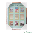 Collage Family Picture Frame 9 Photo Slots