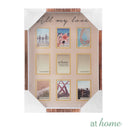 Collage Family Picture Frame 9 Photo Slots